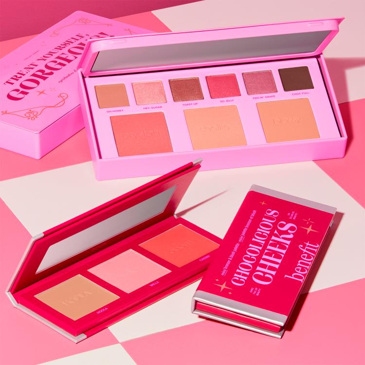 HOLIDAY 2024 BLUSH MINI PALETTE-WESTERN CHOCOLICIOUS CHEEKS (PALETA DE MAQUILLAJE)
